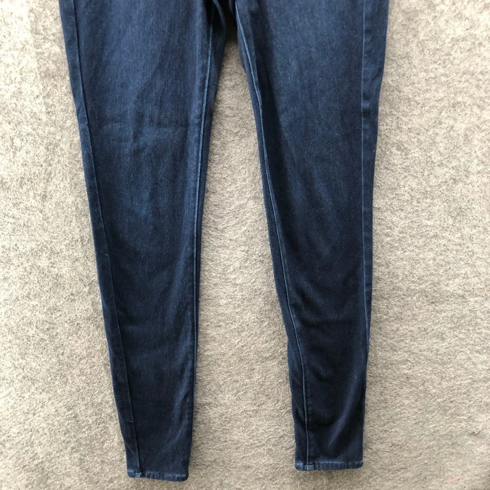 Uniqlo Ultra Stretch Legging Pants Womens XS Blue Jeggings Mid Rise Pull On - Picture 4 of 8